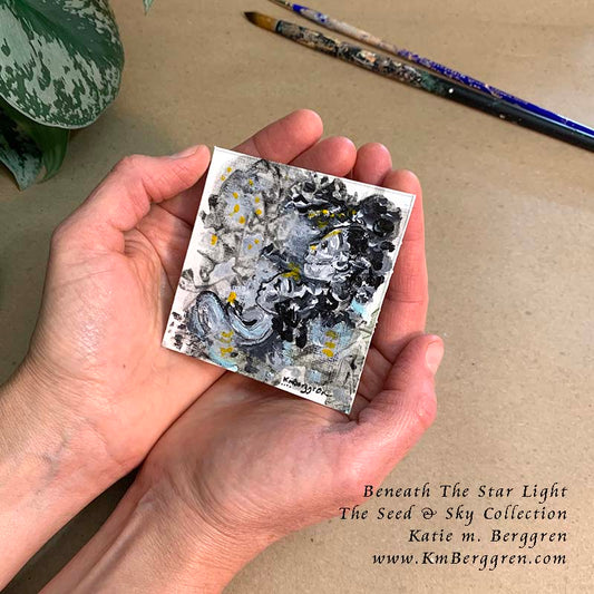 ►ONE AVAILABLE◄ Beneath The Star Light - Original Miniature Fine Art Painting on Paper