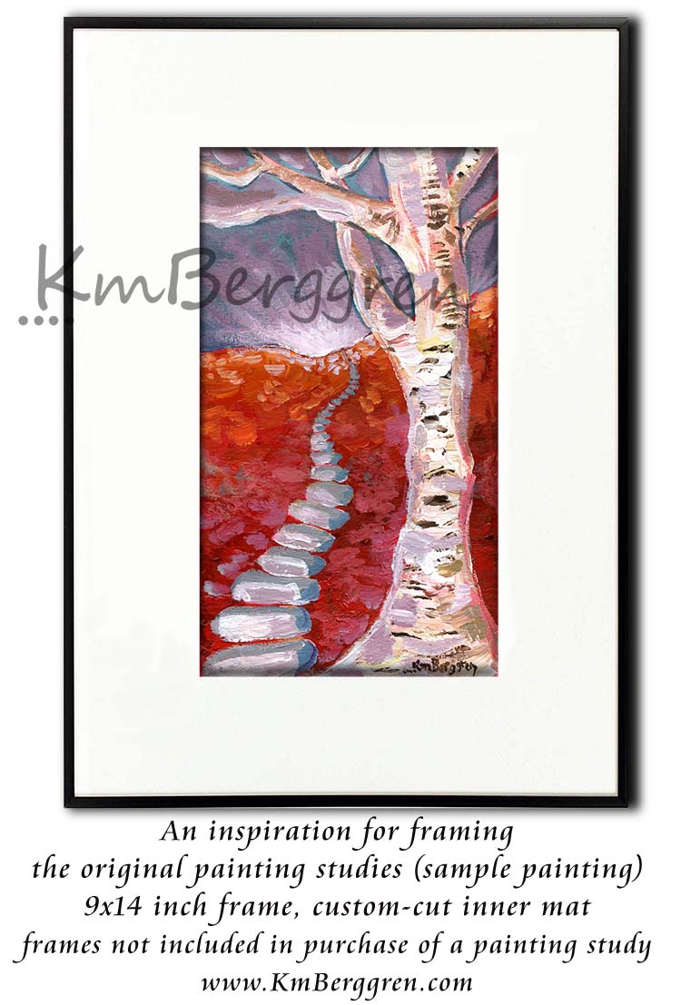 ►ONE AVAILABLE◄ Potential Blues - Original Painting Study on Heavy Paper