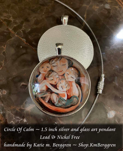 Custom Pendant, You Choose the Center Art