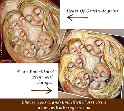 personalized art print, custom hair and eye colors, change colors on art print, custom family art print, 