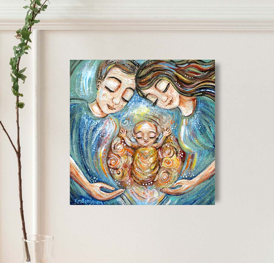 ►ONE AVAILABLE!◄ Fear Not, Precious One - Angel Painting