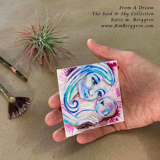 ►SOLD◄ From A Dream - Original Miniature Fine Art Painting on Paper