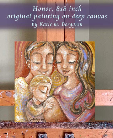 Mother Child Paintings, Meaningful Gift from KmBerggren – KmBerggren ...