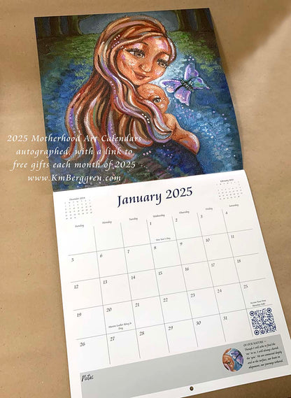 2025 Limited Edition Release, Signed Motherhood Art Calendar