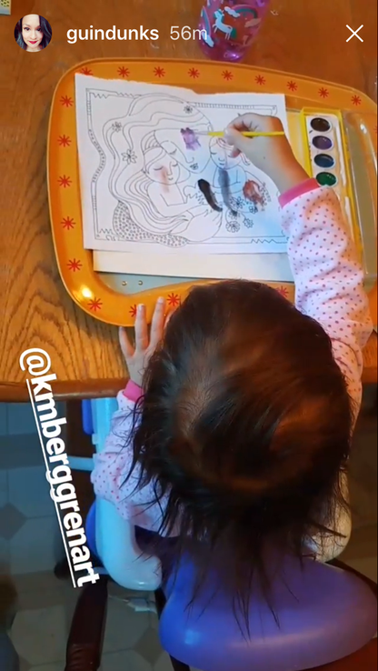 Color Your Love - Mother Child Art Coloring Book