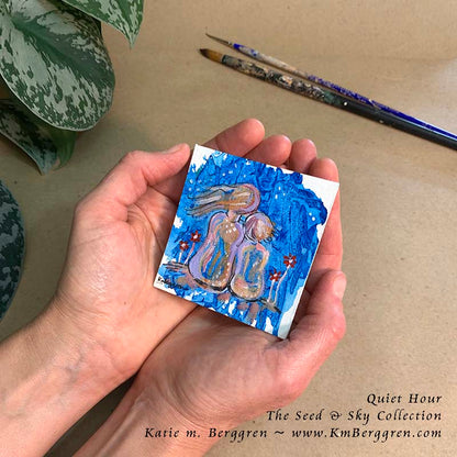 ►ONE AVAILABLE◄ Quiet Hour - Original Miniature Fine Art Painting on Paper