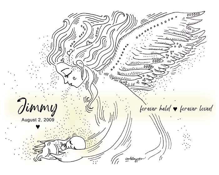 downloadable gift for mom after loss, printable art for baby angel gift, download print gift to print and frame, baby angel artwork downloadable, printable gift art print, drawings of angels, angel baby drawing, angelversary gift for loss mom, save and print art  of angels, 