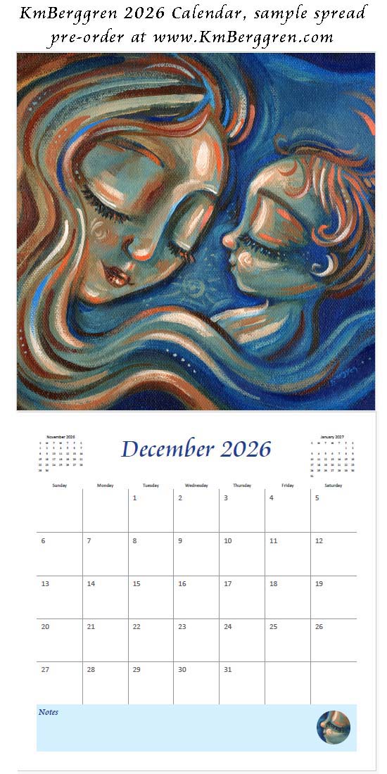 2026 Limited Edition 9x9 inch Signed Art Calendar