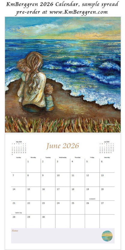 2026 Limited Edition 9x9 inch Signed Art Calendar