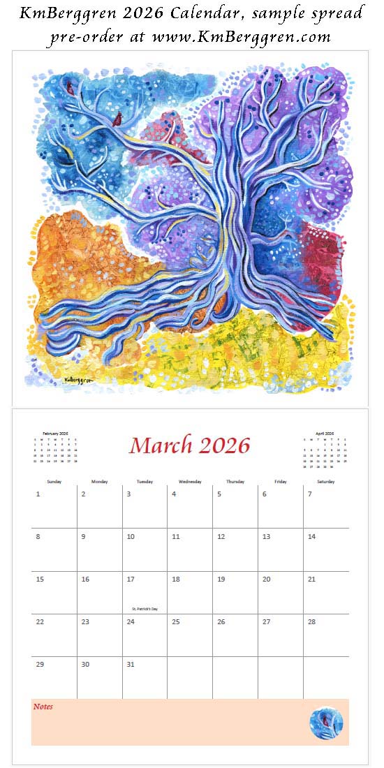 art calendar 2026, km berggren art calendar, mother child calendar, calendar for moms, planner for moms, keepsake calendar, collectible calendar, mom and baby art, calendar for families, calendar for mothers, new baby calendar, new baby gift, new mom gift, push gift artwork, family of 5 painting, mother and two kids, 2 kids artwork, mom and babies painting, paintings of women, art for women