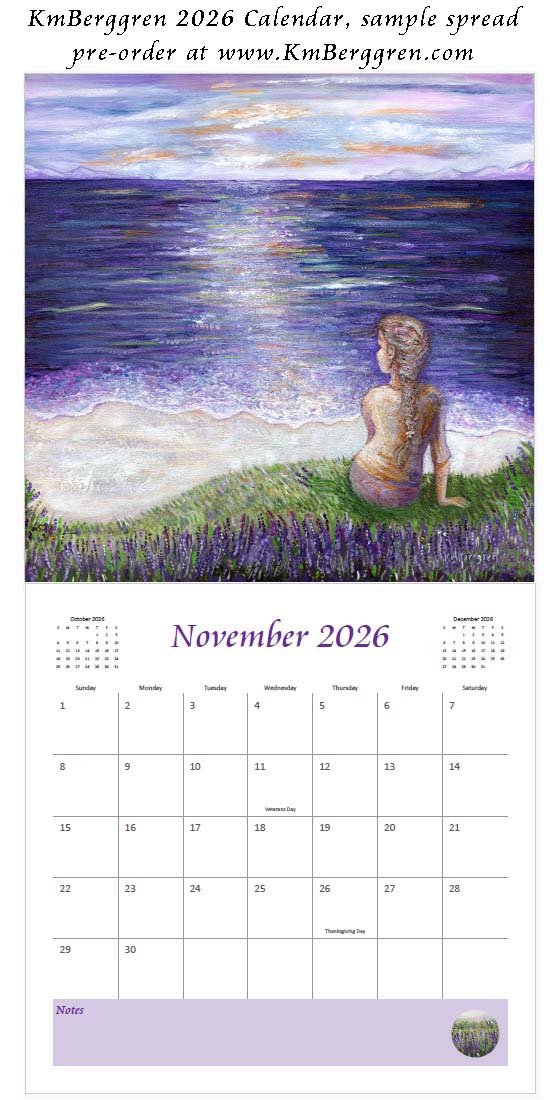 art calendar 2026, km berggren art calendar, mother child calendar, calendar for moms, planner for moms, keepsake calendar, collectible calendar, mom and baby art, calendar for families, calendar for mothers, new baby calendar, new baby gift, new mom gift, push gift artwork, family of 5 painting, mother and two kids, 2 kids artwork, mom and babies painting, paintings of women, art for women