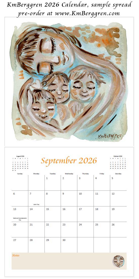 2026 Limited Edition 9x9 inch Signed Art Calendar