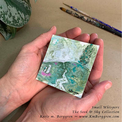 ►SOLD◄ Small Whispers - Original Miniature Fine Art Painting on Paper