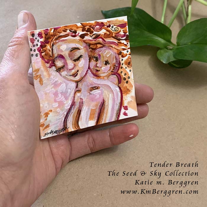 ►ONE AVAILABLE◄ Tender Breath - Original Miniature Fine Art Painting on Paper