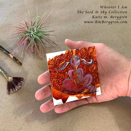 ►ONE AVAILABLE◄ Whoever I Am - Original Miniature Fine Art Painting on Paper