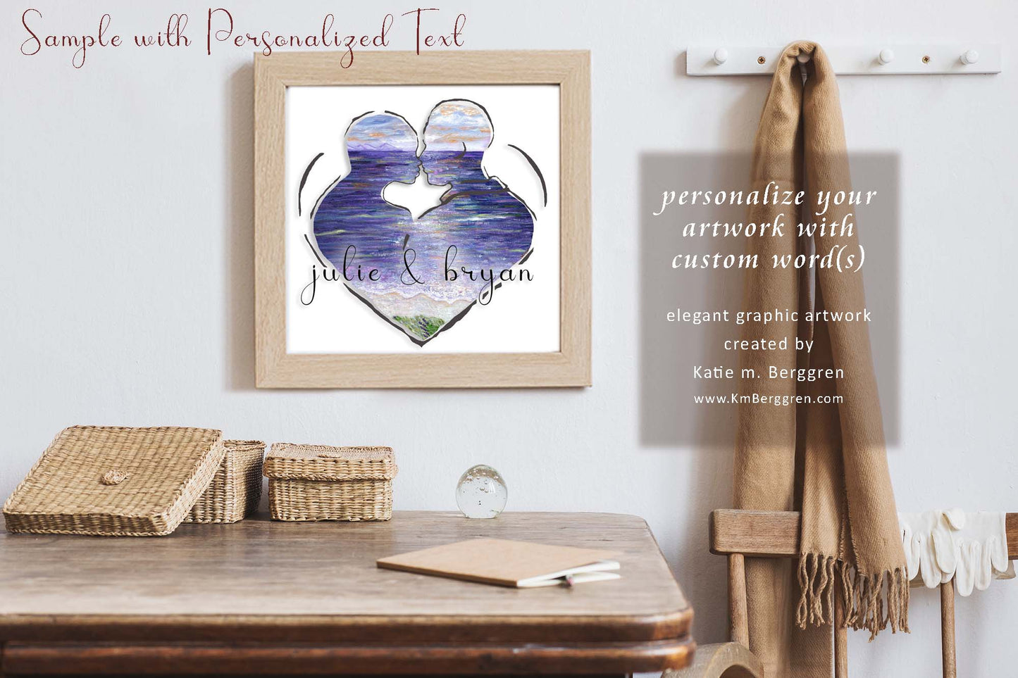 couples-graphic-art-gift-for-newlyweds-wall-decor-for-first-home-purple-ocean-artwork-gift-for-husband-unique-xmas-gift-for-wife-kmberggren