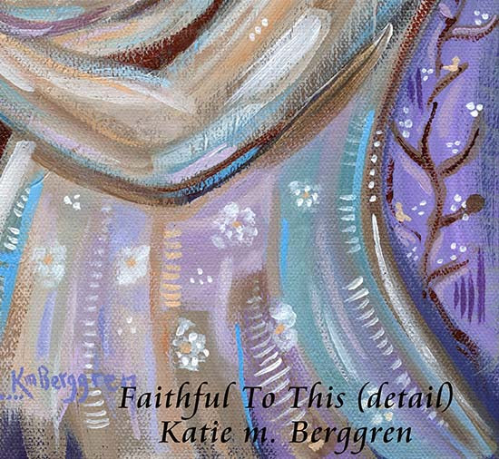 ►ONE AVAILABLE◄ Faithful To This - Original 8x16 inch Mother & Child Painting