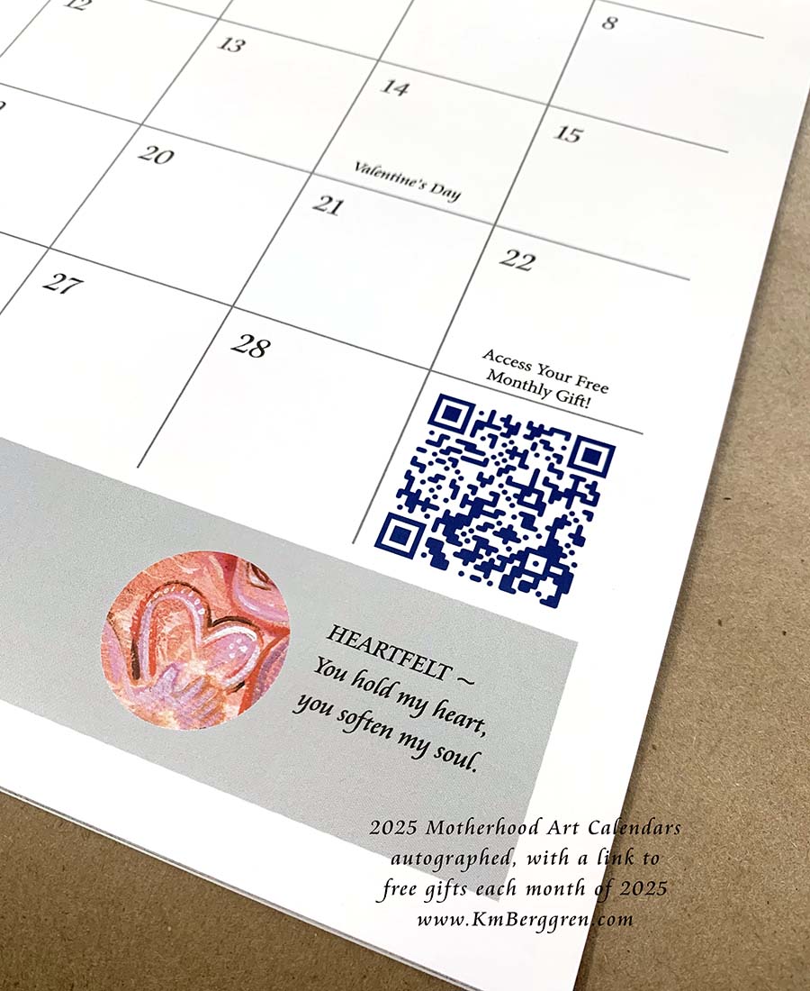 2025 Limited Edition Release, Signed Motherhood Art Calendar