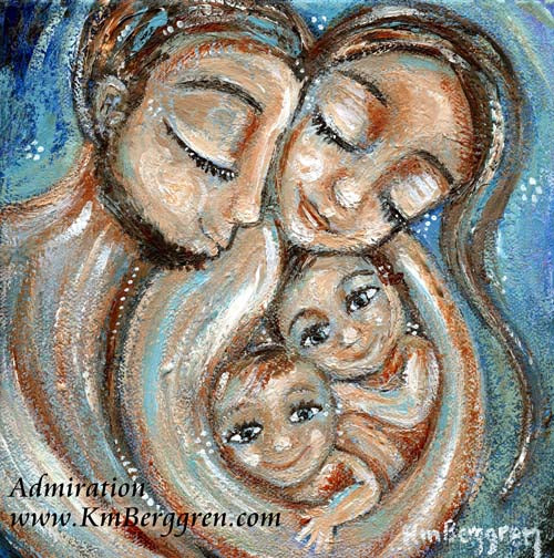 father and mother cradling two children, mom dad two babies, twins, multiples, brothers, sisters, brother and sister in mom's arms, cradled by dad, fatherhood