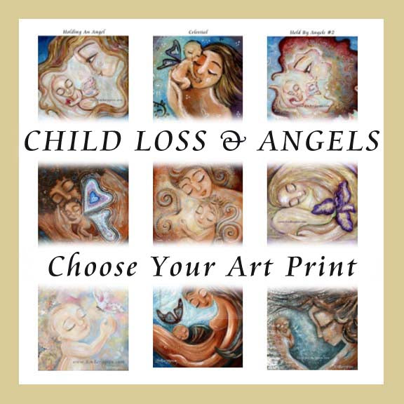 condolence gift for a family who lost a child, bereavement gifts for moms after child loss, angel baby artwork, loss of infant gift