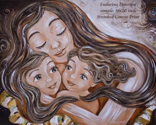 Enduring Devotion - Two Daughters Art Print