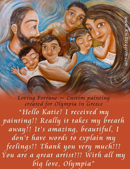 testimonial from a KmBerggren Custom Made Painting client