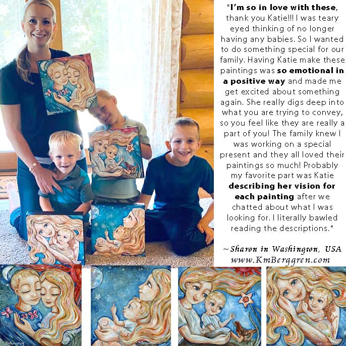 testimonial from a KmBerggren Custom Made Painting client