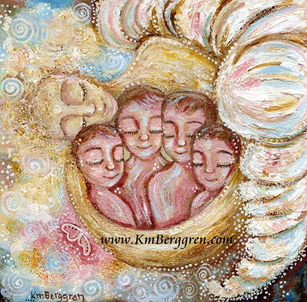 Soul Deep - Angel Mother or Father Art Print