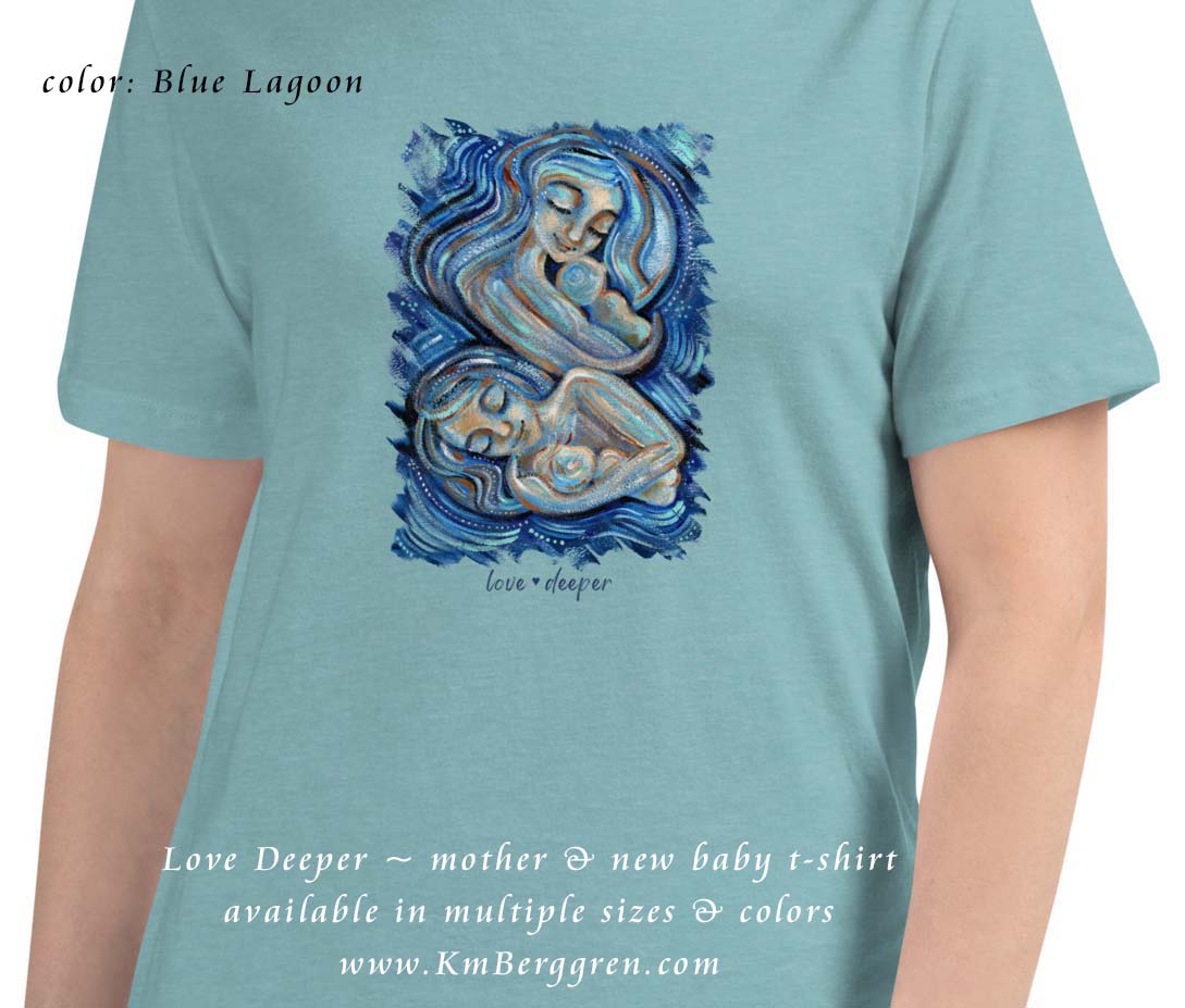 motherhood mug, graphic art tee for women, breastfeeding shirt, gift for mom, easy gift for mom, inexpensive gifts for mom friends, mom art graphic tee, tee shirt with mom art, gift shirt for mom, souvenir for mom art shirt, bright shirt for mommy, cheerful shirt for women, uplifting art shirt for mother