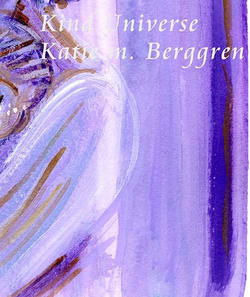 purple lavender mommy and baby art print, unique meaningful art print gifts for mom, gentle mother artwork, vibrant purple artwork