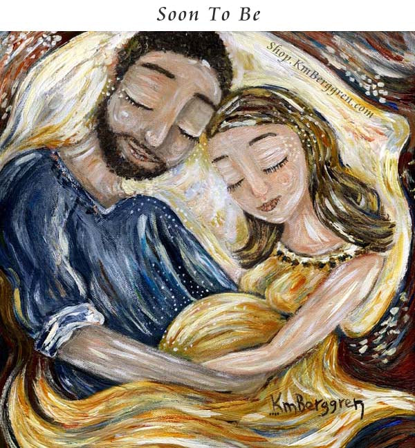 pregnant mother and father sleeping, gifts for new parents, gift for new dad, father to be, mother to be art by katie m. berggren